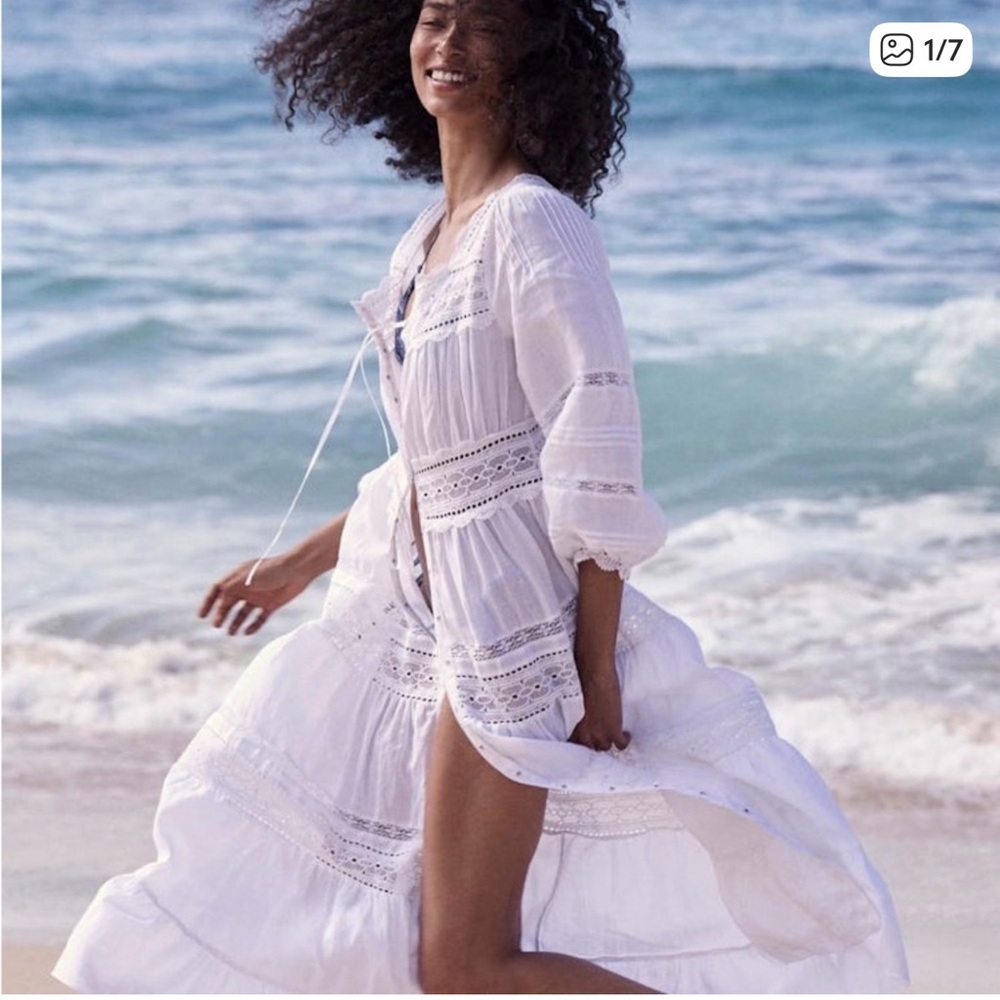 Doen Santina Maxi Dress in Salt XXL BNWOT